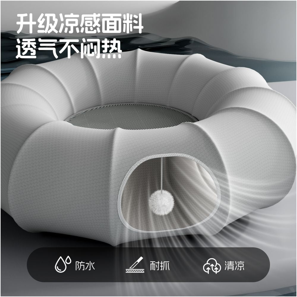 POPO Cat Tunnel Maze Drilling Cat Self pleasure Soothing Tool Summer Cat Nest Avoidance House Cat Fengrong Toys image 3