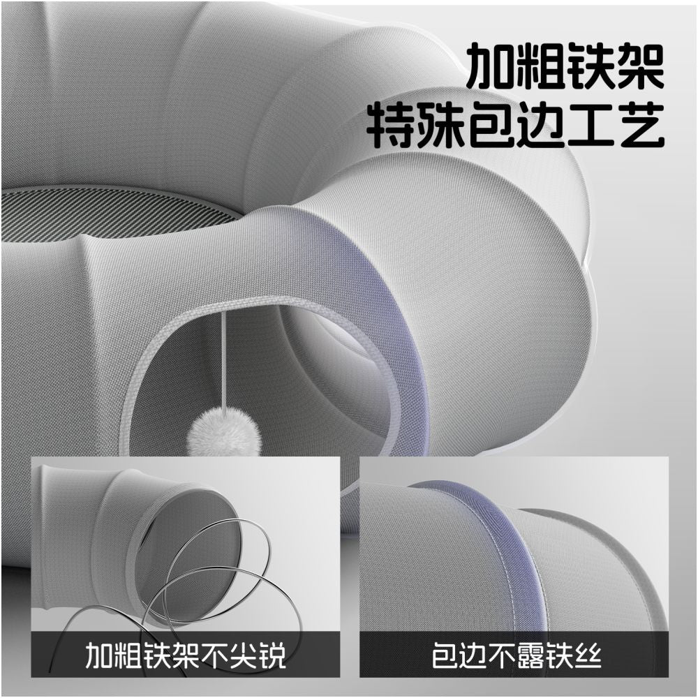 POPO Cat Tunnel Maze Drilling Cat Self pleasure Soothing Tool Summer Cat Nest Avoidance House Cat Fengrong Toys image 4