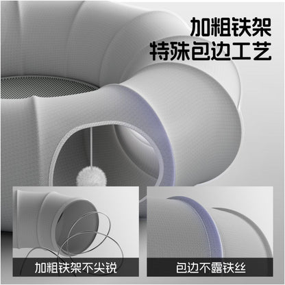 POPO Cat Tunnel Maze Drilling Cat Self pleasure Soothing Tool Summer Cat Nest Avoidance House Cat Fengrong Toys image 4