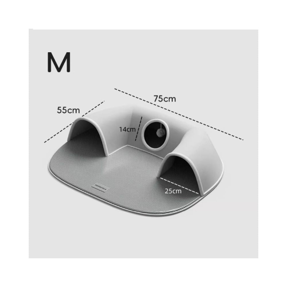 【POPO】貓咪隧道迷宮｜室內行為豐容益智玩具，封閉式躲避屋與清爽夏季貓窩