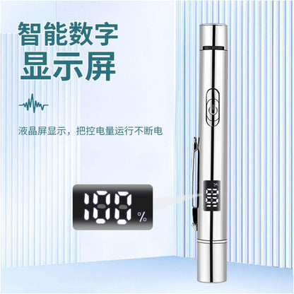 New cat teaser wand laser pen battery display USB charging eye friendly infrared laser light cat toy stress relieving device image 3