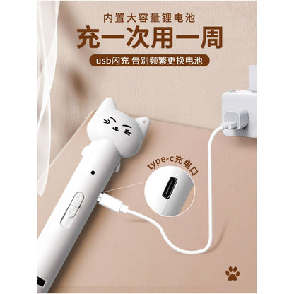 Cat teasing laser pen charging infrared laser light high beam strong light cat teasing pen small flashlight red dot cat toy image 4