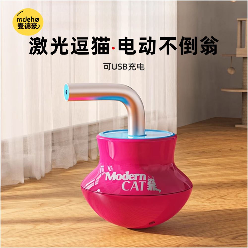 Cat toys are a great tool for relieving boredom such as a cat teaser stick an electric tumbler a cat teaser a laser pen which consumes energy and cat supplies image 1