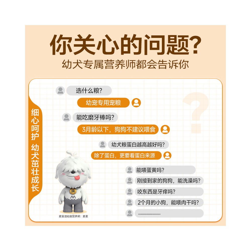 Maifudi Double Combination Dog Food for Small Puppies Teddy VIP Bears corgi General Puppy Food image 2