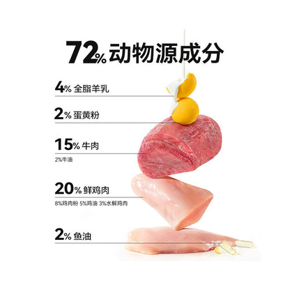 Maifudi dog food beef and goat milk full price freeze dried food Teddy Golden Hair corgi Small Dog General Puppy Food 2kg image 4