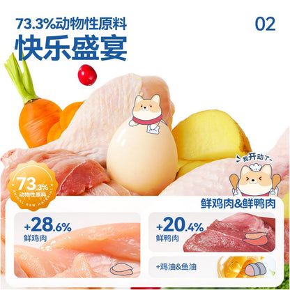 Leton Dog Food Fresh Meat Grain Free Teddy Beard corgi Golden Puppy Adult Dog Freeze Dry Flagship Store Official Genuine image 4