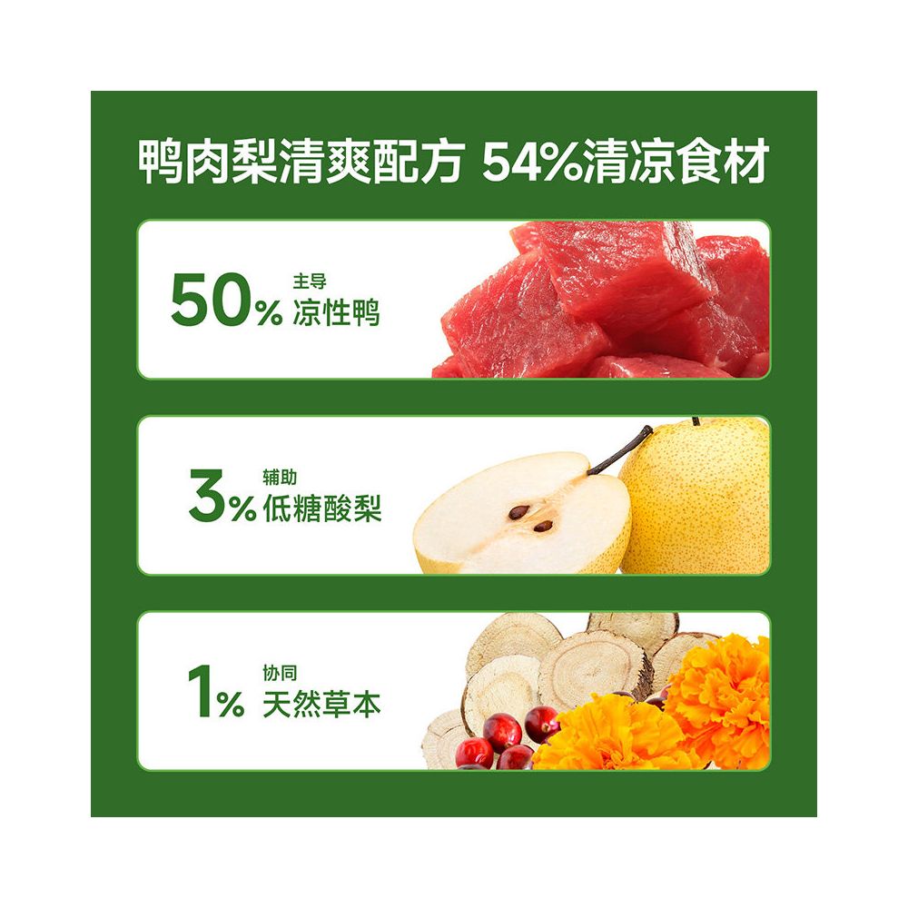 Fresh Grain says flagship store dog food duck meat pear freeze dried teddy bear tear removal full price genuine large medium and small dog food image 3