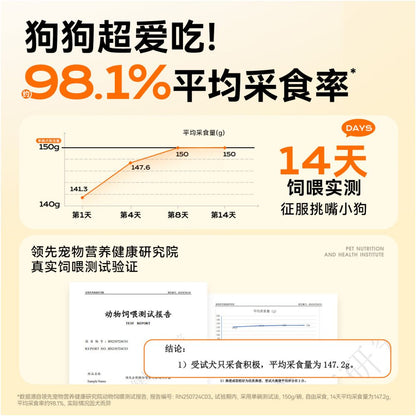 Heavy new product leading fresh meat fruits and vegetables dog food small and medium sized dogs large dogs full price universal freeze dried dog food image 2