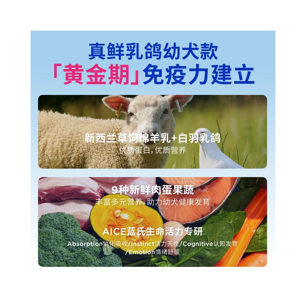 Lanshi Real Fresh Roast squab Puppy Food Fresh Meat Dog Food Puppy Special Milk Cake Food Small Dog Medium Dog border collie Bears image 3