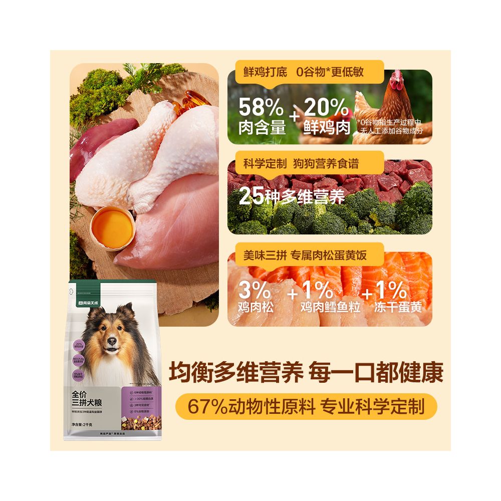 NetEase selects three types of dog food duck meat pear freeze dried dog food for puppies small medium and large dog food NetEase Tiancheng image 2