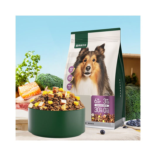 【網易天成】三種肉凍乾狗糧｜鴨肉梨清火配方，全齡幼犬/成犬通用糧（網易嚴選出品、去淚痕低敏、豐富凍乾添加，小型/中大型犬高品質全價犬糧）