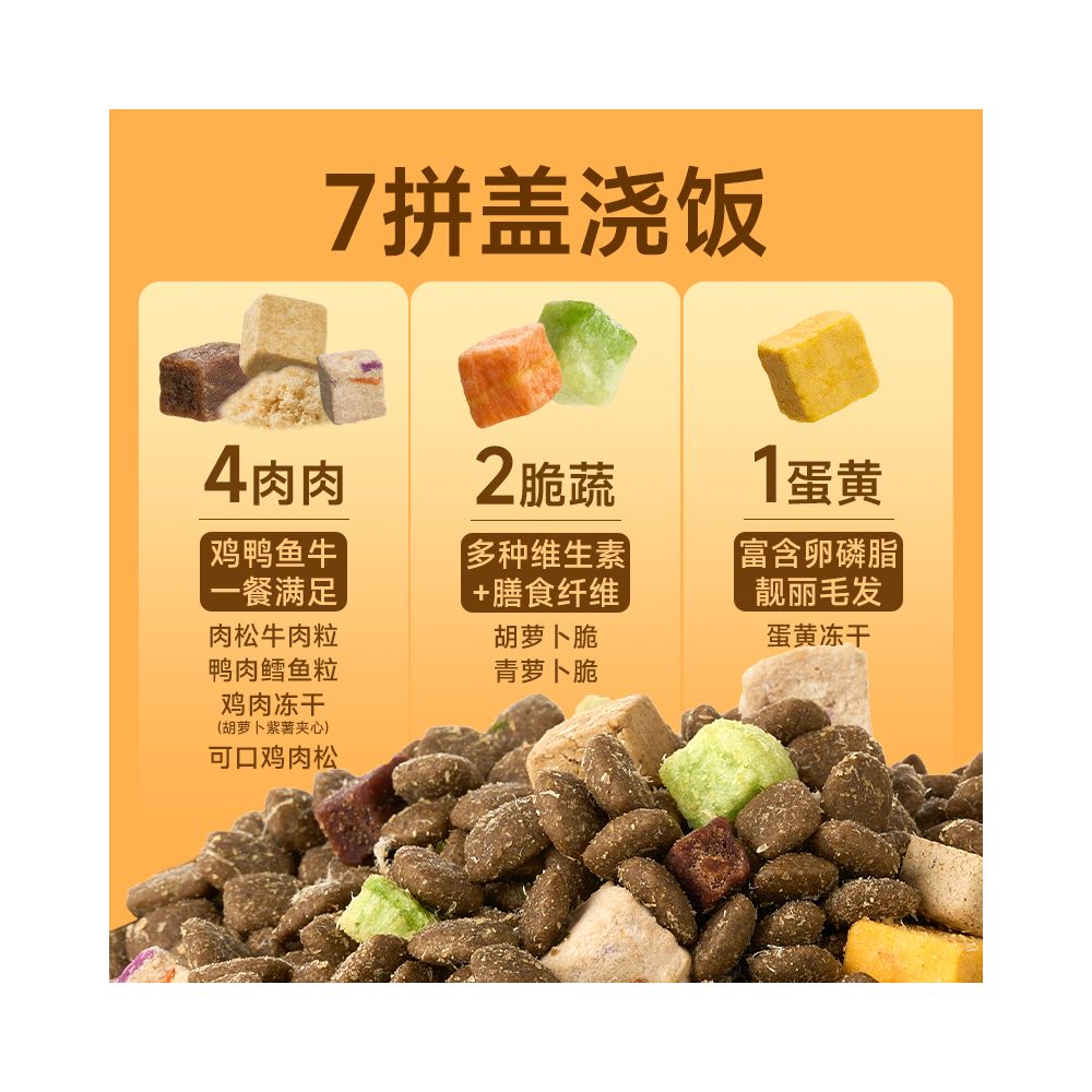 Honesty one bite full price all stage universal seven pack freeze dried dog food nutrition small dog medium and large dog food image 4