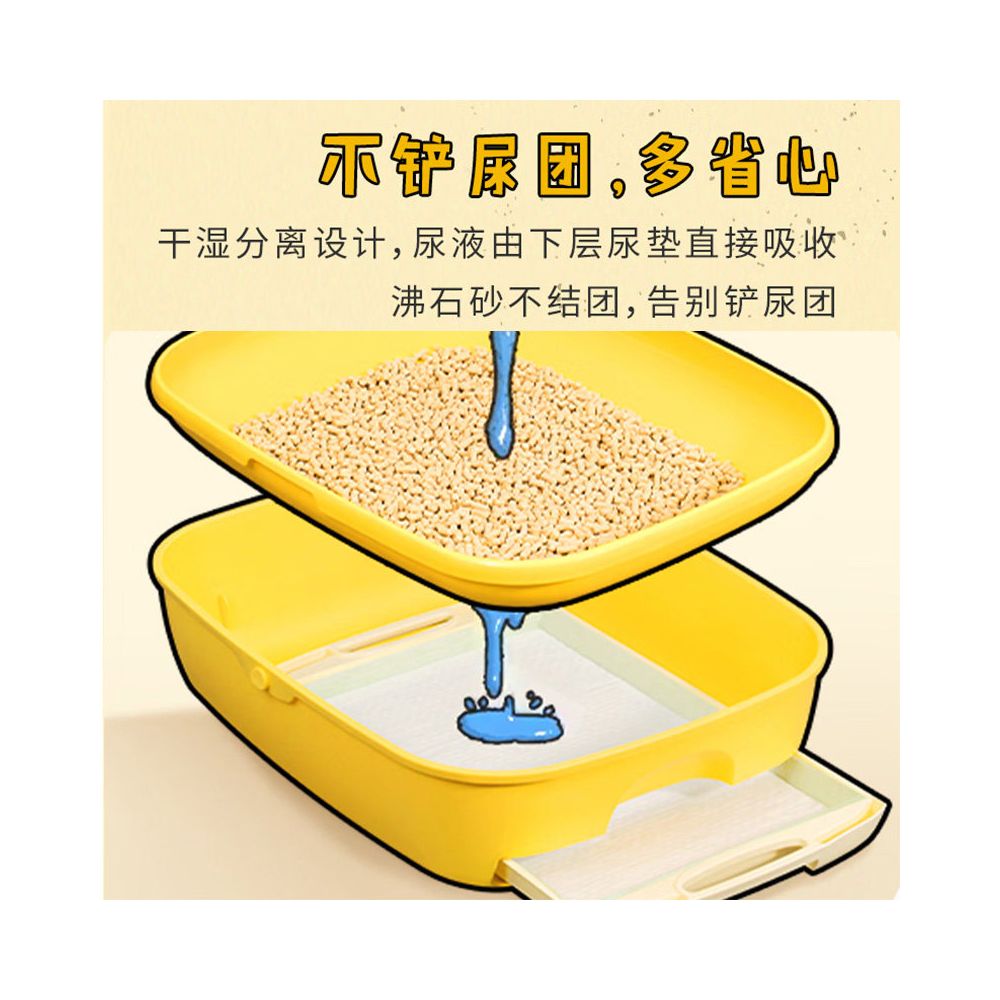 Unicharm Jiale Zi zeolite cat litter 3 8L imported from Japan with small particles for double layer cat litter box special deodorization image 4