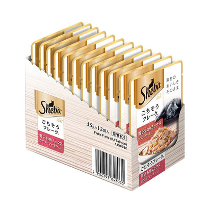 Sheba Xibao imported adult cat soft pack canned food 35g 12 pack cat wet food nutrition wonderful fresh cat snacks flagship store image 5