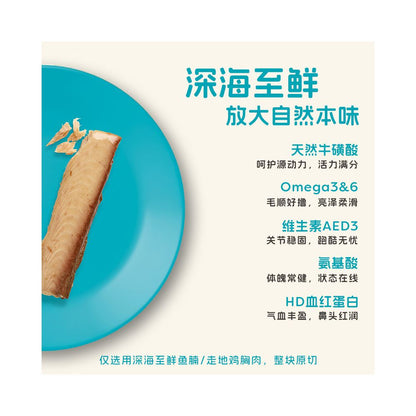 Aipu Shi Official Flagship Store Imported Non staple Cat Fish Willow 6 Pet Cat Snacks Meat Strips 30g image 4
