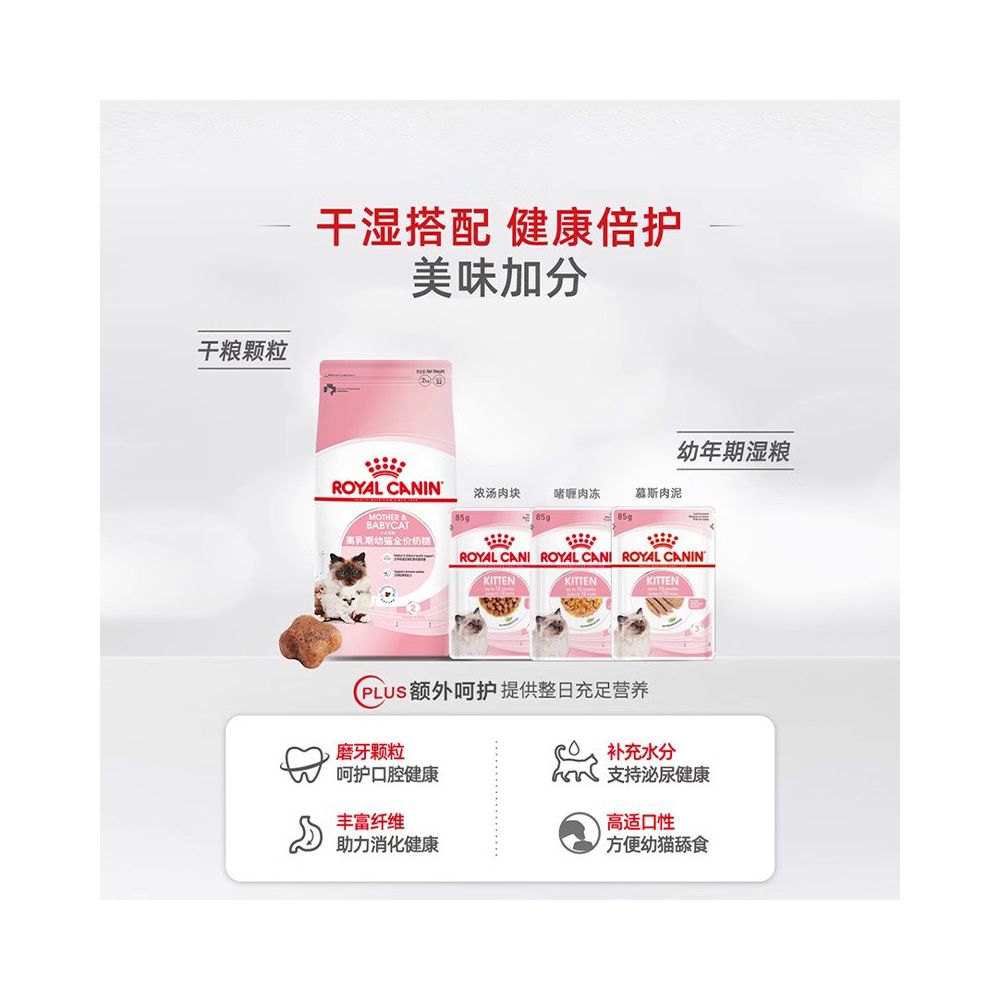 ROYAL CANIN Royal Imported Staple Cat Wet Food Kitten Nutritional Thick Soup Meat Blocks Wet Food 85g image 4