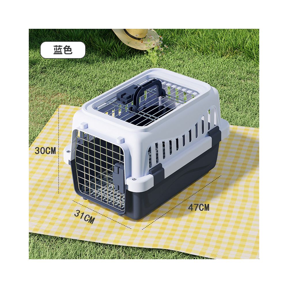 【2026 全新升級】寵物摺疊航空箱｜10秒收納不佔空間，犬貓通用外出提籠，專業車載寵物包/運輸籠，居家變身舒適寵物窩，輕量化防壓貓狗籠 - 吉安宠物用品