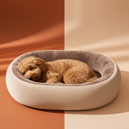hante 橢圓形大尺寸貓狗床 加厚保暖小型貓犬墊
