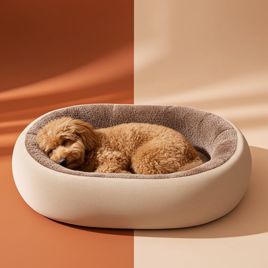 hante 橢圓形大尺寸貓狗床 加厚保暖小型貓犬墊