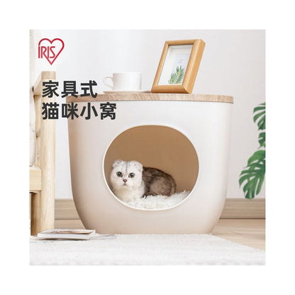 【Alice 愛麗絲官方】二合一創意貓窩穿鞋凳｜日系簡約家居風寵物床 - 吉安寵物用品