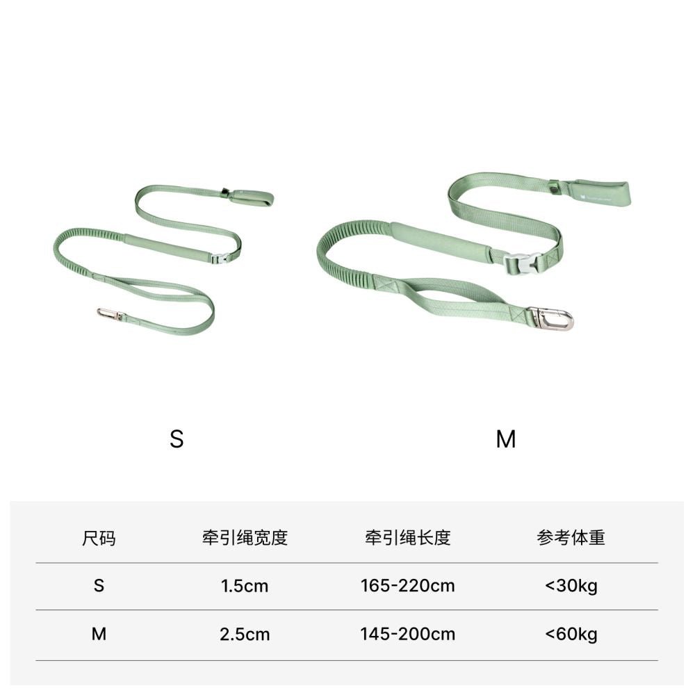 【BuddyArmor 官方正品】全能系列多功能牽引繩｜斜背/腰掛解放雙手狗繩 - 吉安寵物用品