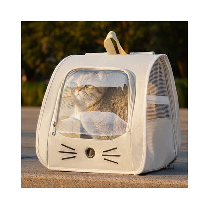 Cat bag portable pet backpack outdoor bag cat backpack large capacity space capsule pet cat supplies - 吉安宠物用品