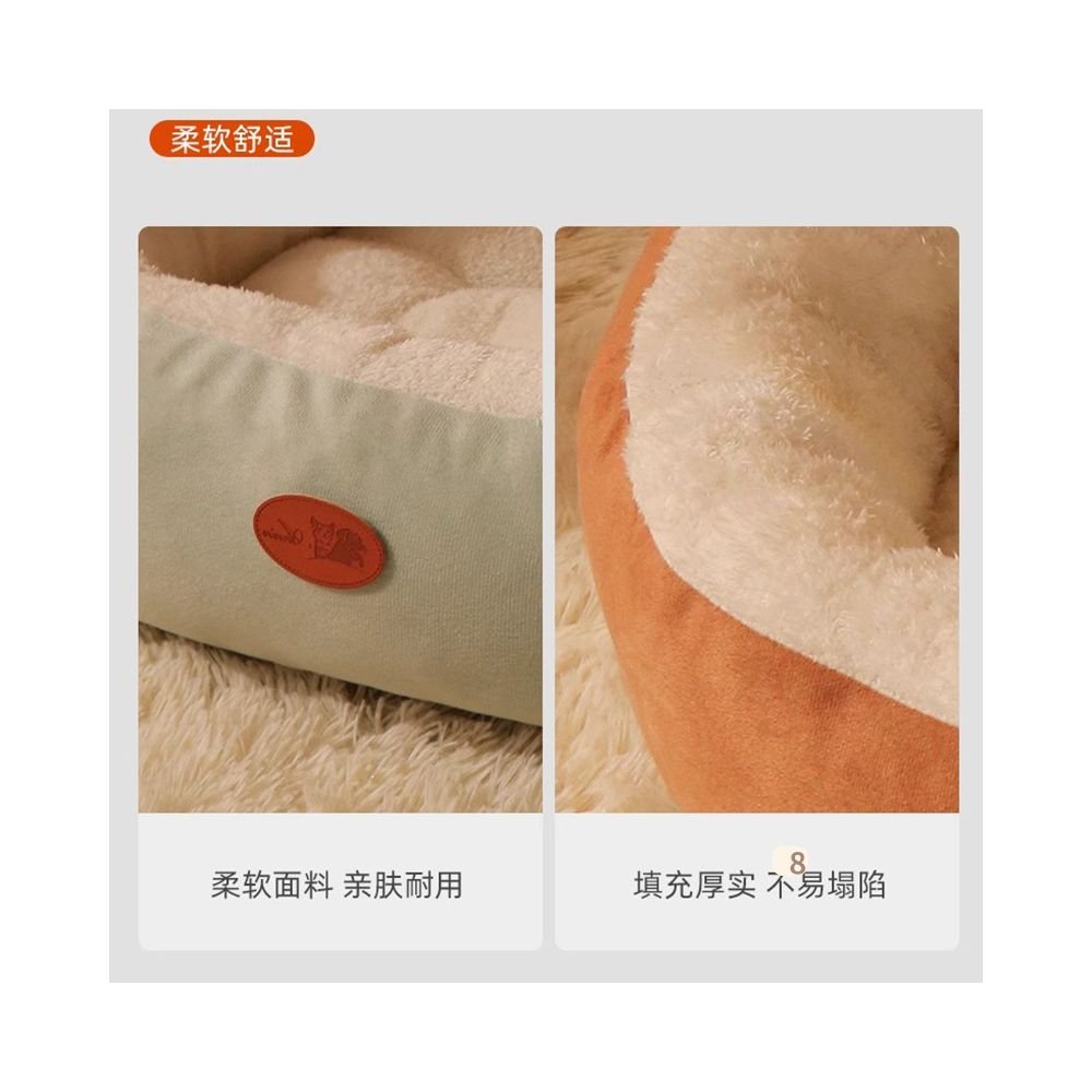 Cat bed universal four seasons closed large oval bed thickened winter warm winter small dog mat dog bed - 吉安宠物用品