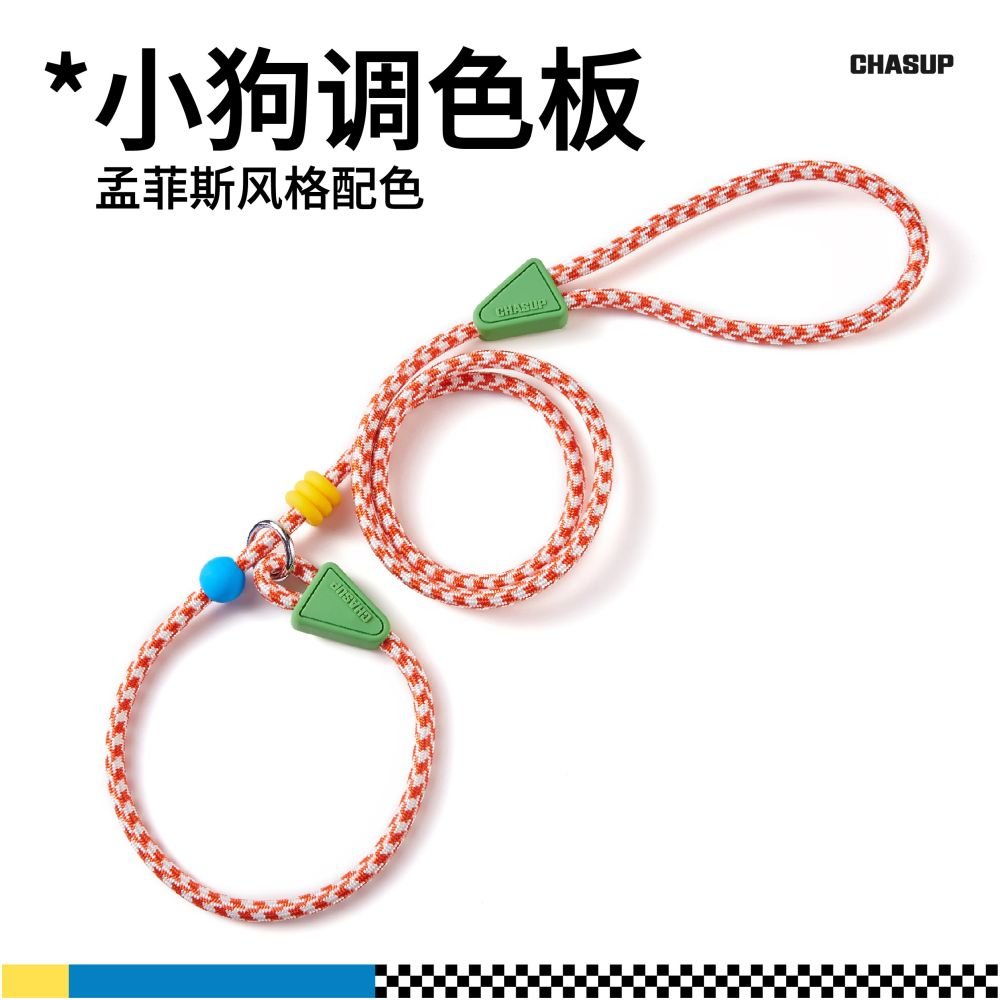 【CHASUP 官方正品】專業訓練級 P 繩牽引繩｜夏季清爽款防爆衝走繩 - 吉安寵物用品