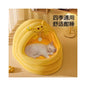 Christmas Cat Nest Winter Warmth Semi Enclosed Security Cat Sleeper Nest Four Seasons Universal Large Size Winter Dog Nest - 吉安宠物用品