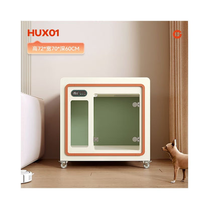 【Dare to 旗艦款】智能恆溫抗菌貓別墅｜客製化尺寸全封閉式寵物屋 - 吉安寵物用品