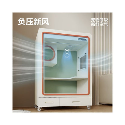 【Dare to 旗艦款】智能恆溫抗菌貓別墅｜客製化尺寸全封閉式寵物屋 - 吉安寵物用品