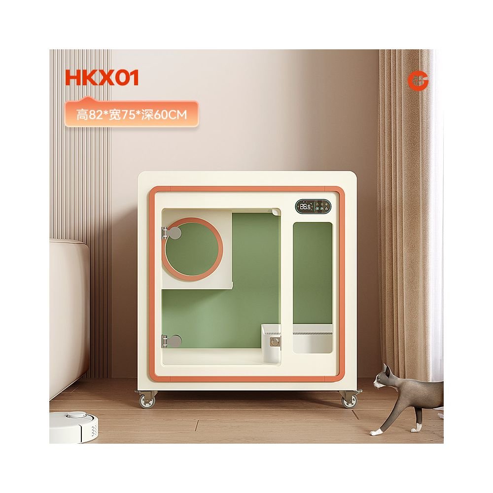 【Dare to 旗艦款】智能恆溫抗菌貓別墅｜客製化尺寸全封閉式寵物屋 - 吉安寵物用品