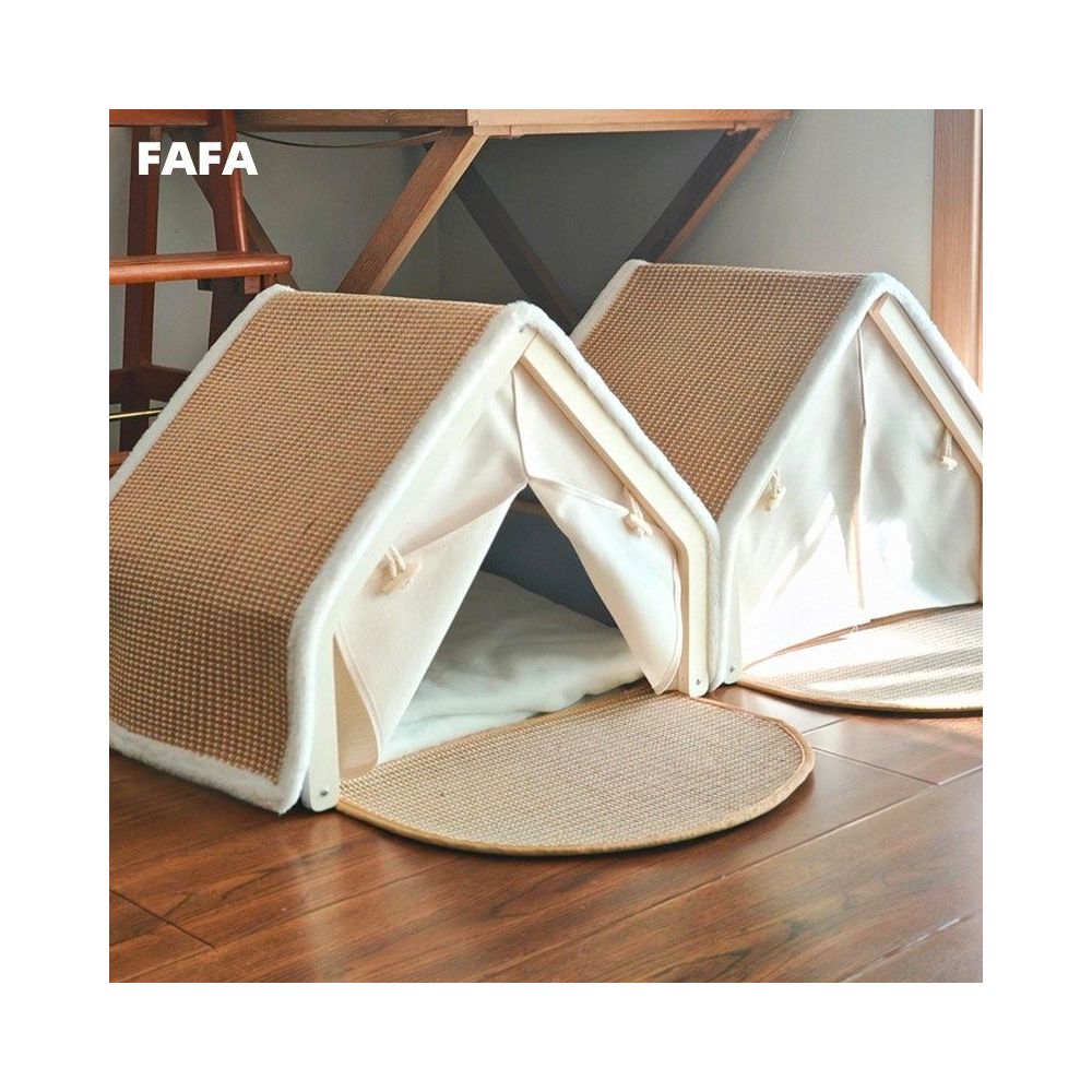 【FAFA 官方正品】四季系列寵物帳篷別墅｜貓狗通用半封閉式睡窩 - 吉安寵物用品