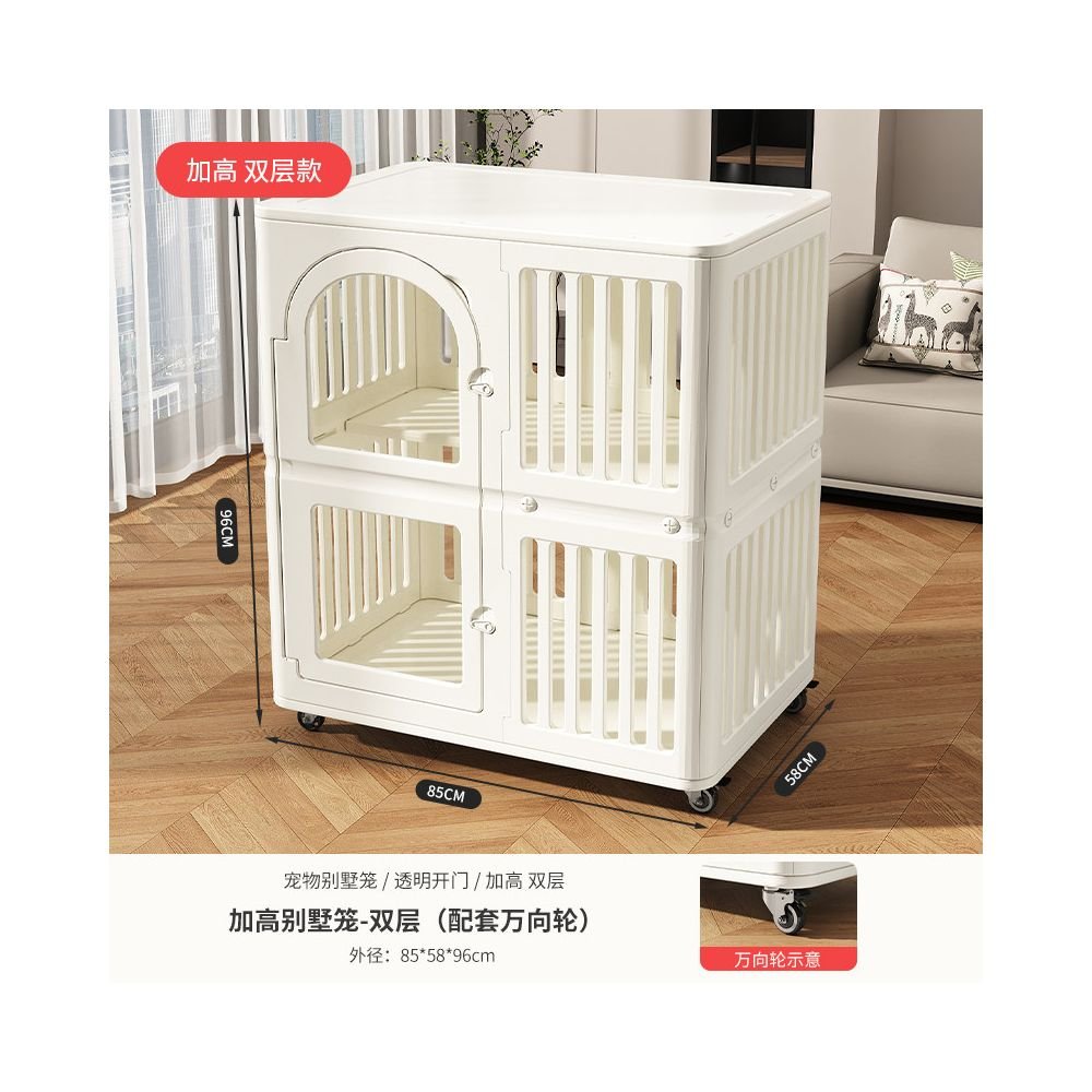 【Fireboy 官方正品】室內樹脂狗籠別墅｜中大型犬通用加固型寵物籠 - 吉安寵物用品