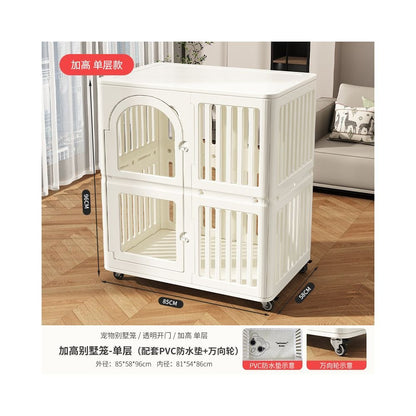 【Fireboy 官方正品】室內樹脂狗籠別墅｜中大型犬通用加固型寵物籠 - 吉安寵物用品