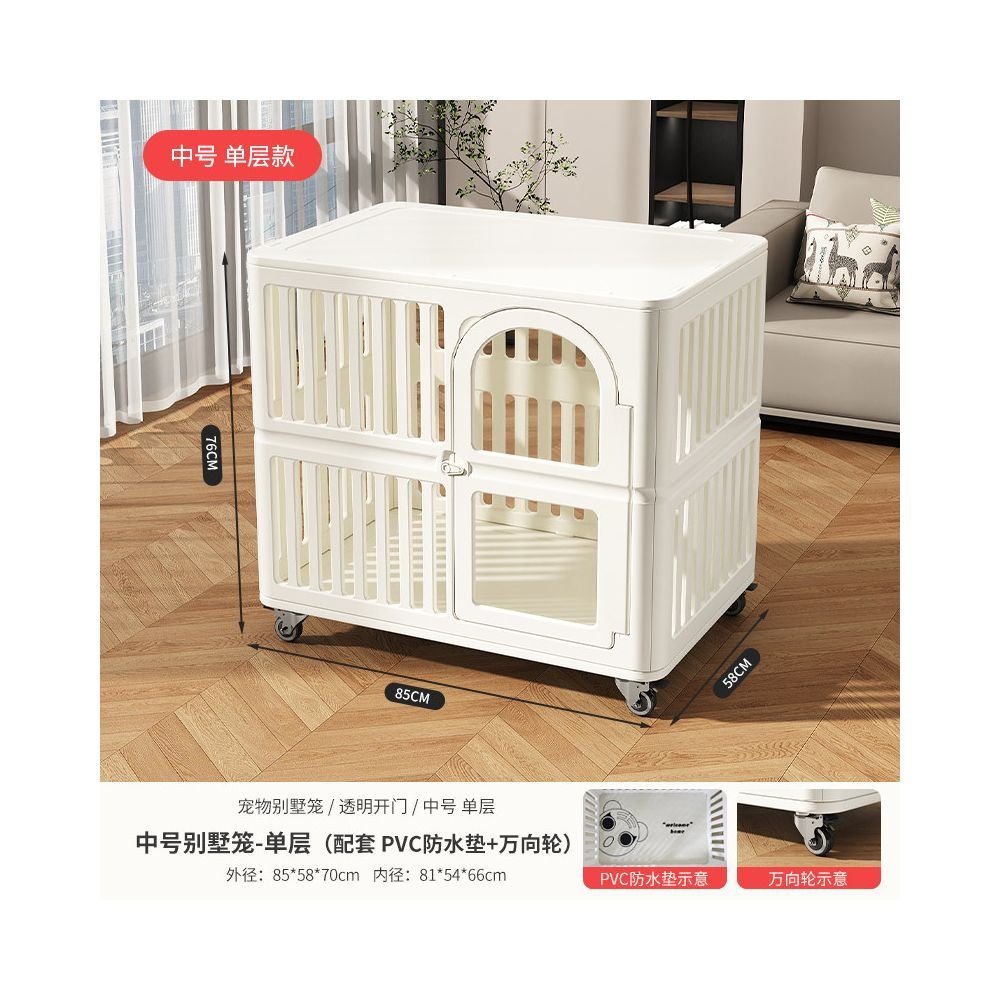 【Fireboy 官方正品】室內樹脂狗籠別墅｜中大型犬通用加固型寵物籠 - 吉安寵物用品