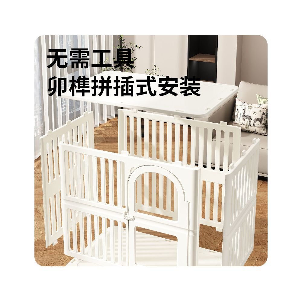 【Fireboy 官方正品】室內樹脂狗籠別墅｜中大型犬通用加固型寵物籠 - 吉安寵物用品