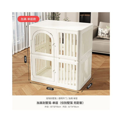 【Fireboy 官方正品】室內樹脂狗籠別墅｜中大型犬通用加固型寵物籠 - 吉安寵物用品