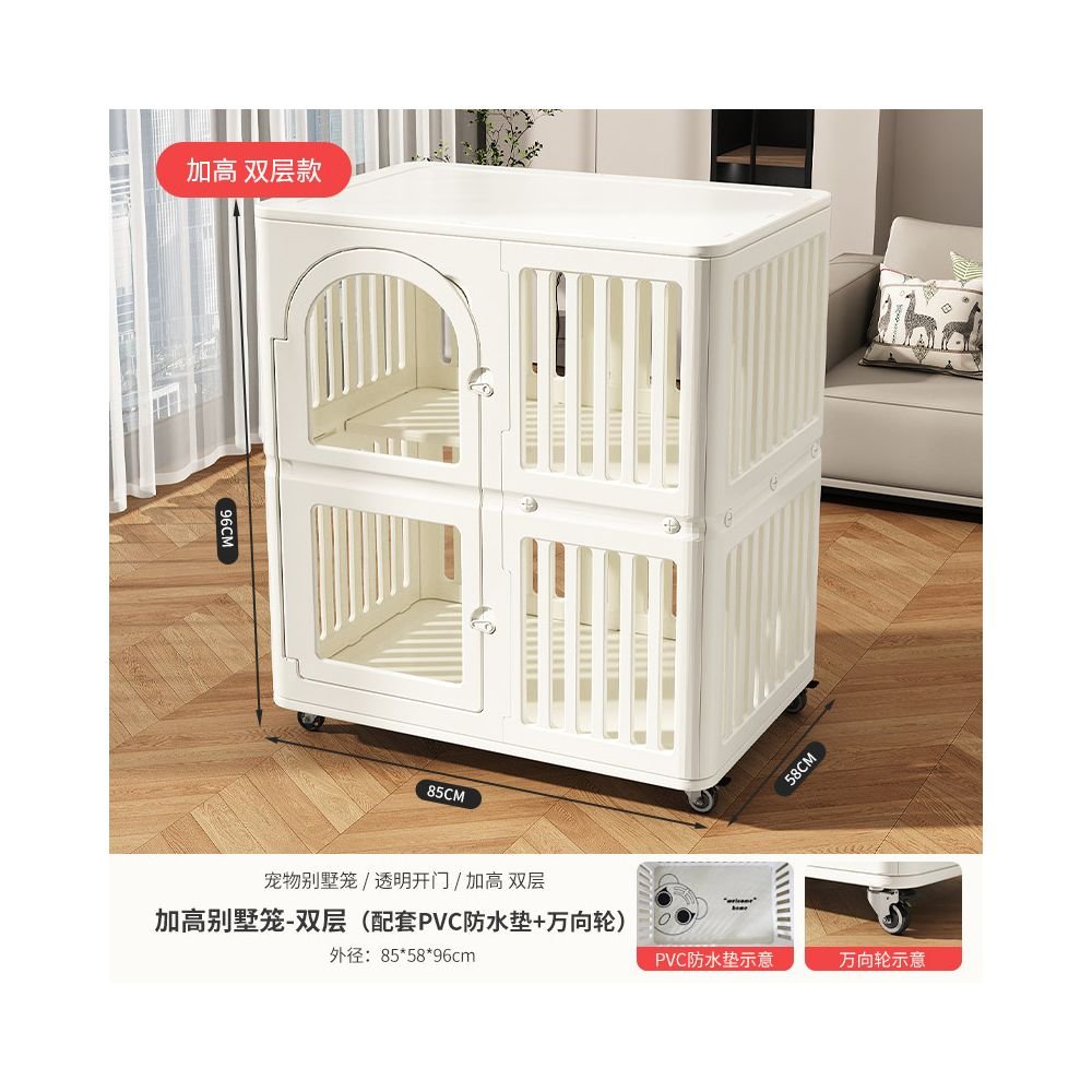 【Fireboy 官方正品】室內樹脂狗籠別墅｜中大型犬通用加固型寵物籠 - 吉安寵物用品