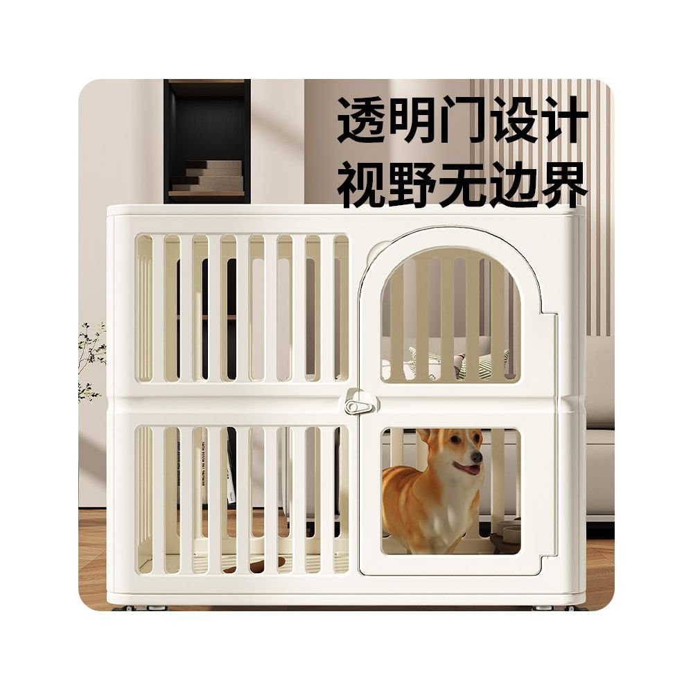 【Fireboy 官方正品】室內樹脂狗籠別墅｜中大型犬通用加固型寵物籠 - 吉安寵物用品