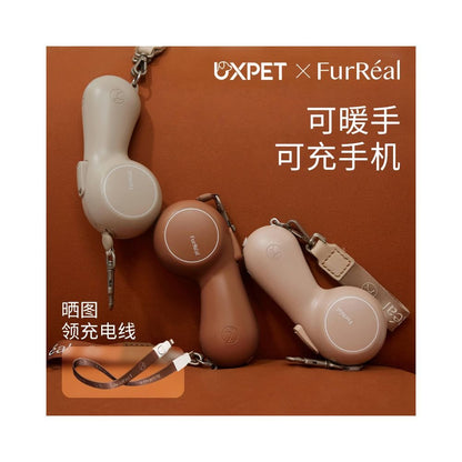 【FurReal 官方正品】三合一智慧暖手牽引繩｜小型犬專用自動伸縮繩 - 吉安寵物用品