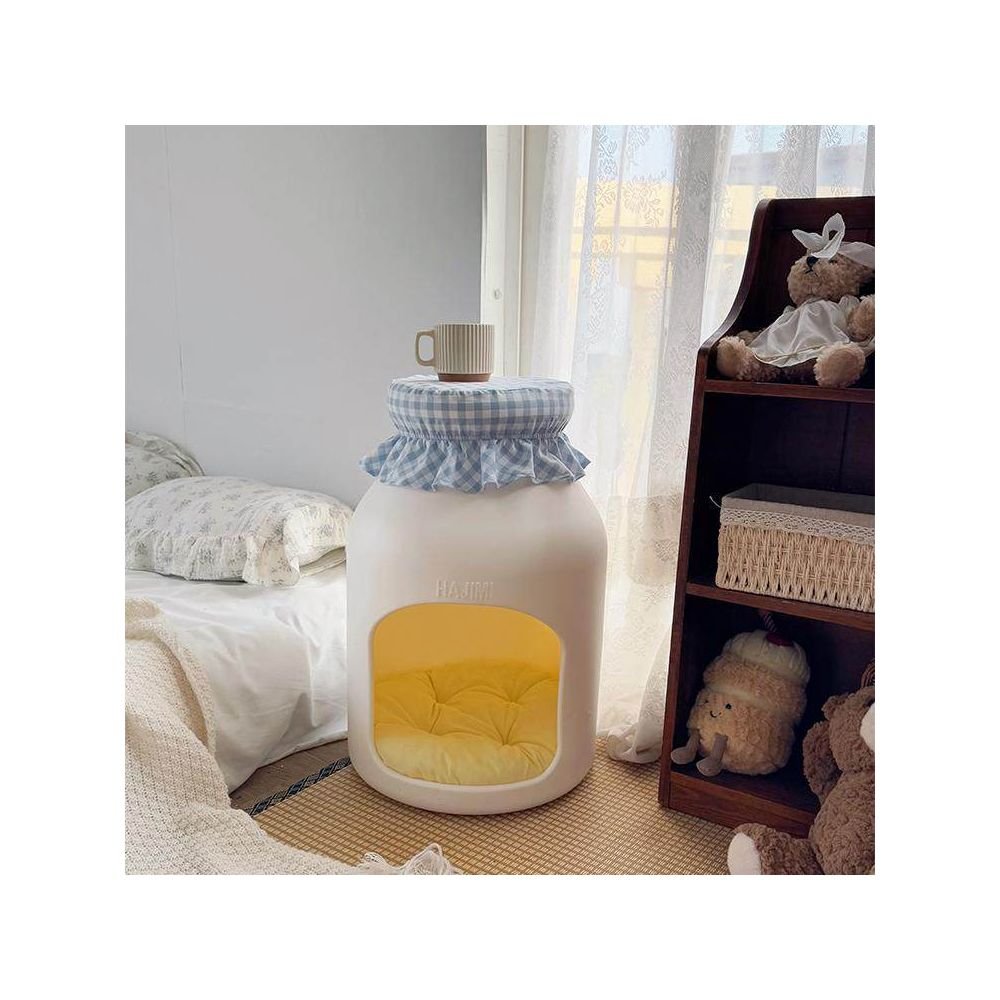 【HAJIMI 官方正品】瓶型極簡寵物別墅｜全封閉式防水易清潔貓窩 - 吉安寵物用品