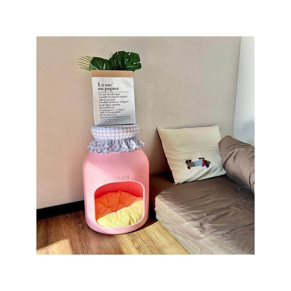 【HAJIMI 官方正品】瓶型極簡寵物別墅｜全封閉式防水易清潔貓窩 - 吉安寵物用品