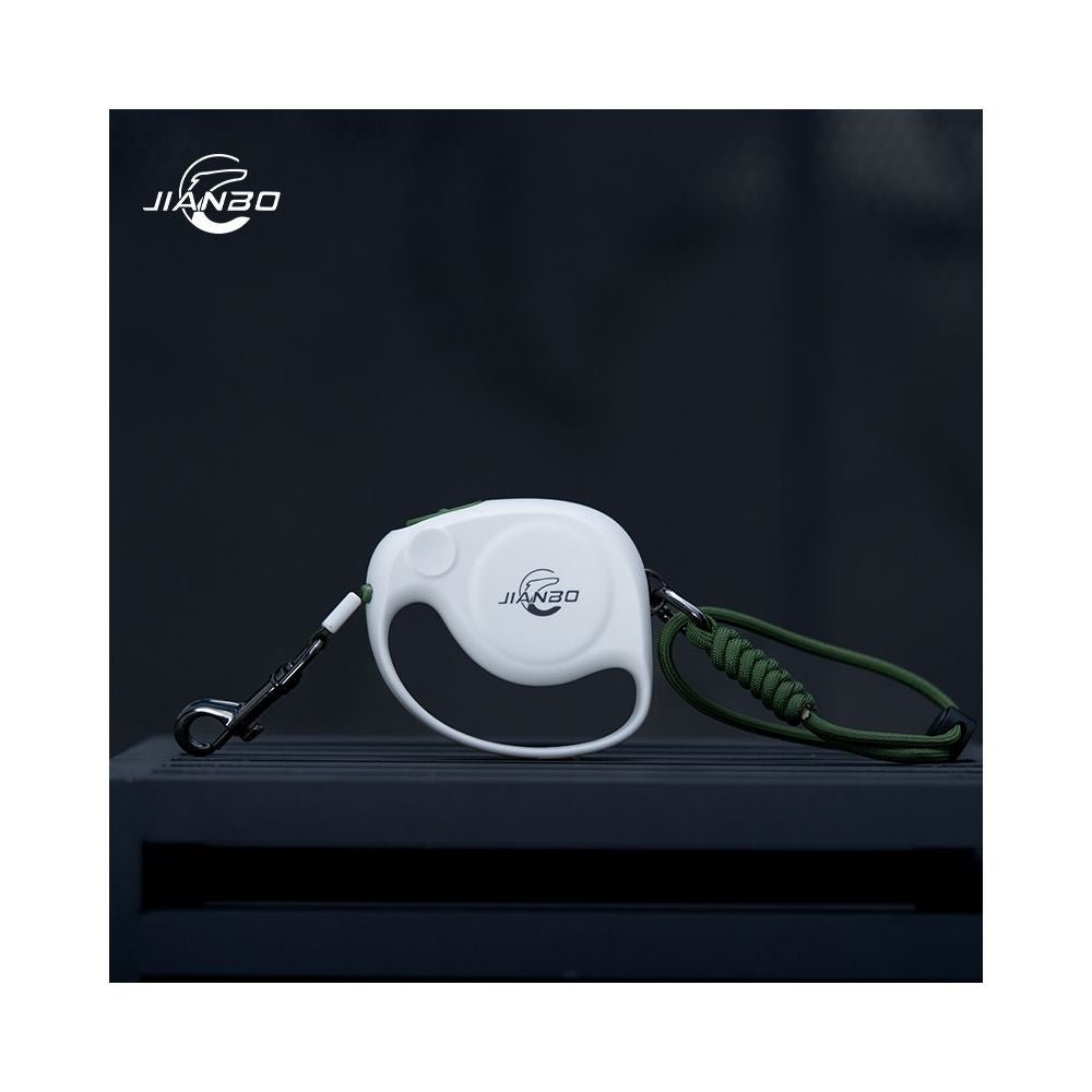 【見波 Jianbo Pet】小象握把自動伸縮牽引繩｜可愛輕巧型貓狗通用遛狗繩 - 吉安寵物用品