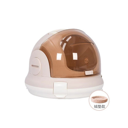 【派可 Paike】多功能寵物航空箱｜太空艙全景貓包，外出提籠/手提貓籠/空運寄送箱，居家變身舒適貓窩，大空間透氣運輸籠 - 吉安宠物用品