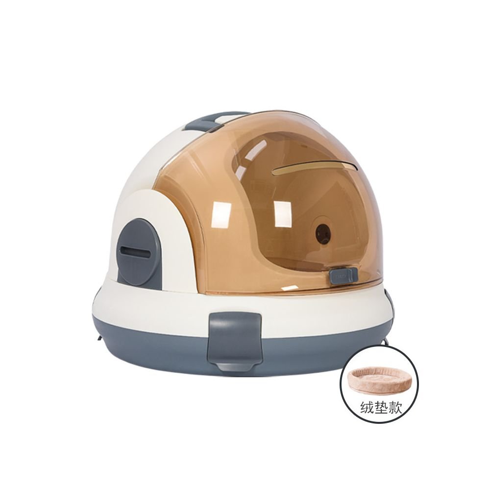 【派可 Paike】多功能寵物航空箱｜太空艙全景貓包，外出提籠/手提貓籠/空運寄送箱，居家變身舒適貓窩，大空間透氣運輸籠 - 吉安宠物用品