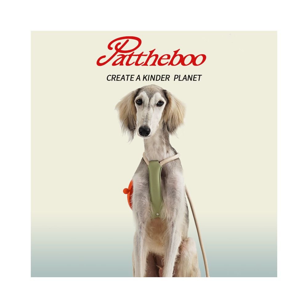 【PATTHEBOO 官方正品】復古風一體式牽引繩｜專業防爆衝防滑狗繩 - 吉安寵物用品