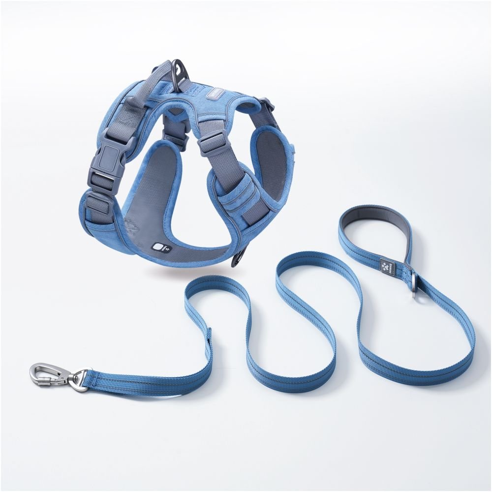 【Pawaii 官方正品】雲感胸墊背心式胸背帶｜小型犬防掙脫牽引繩套組 - 吉安寵物用品