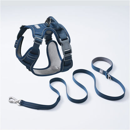 【Pawaii 官方正品】雲感胸墊背心式胸背帶｜小型犬防掙脫牽引繩套組 - 吉安寵物用品