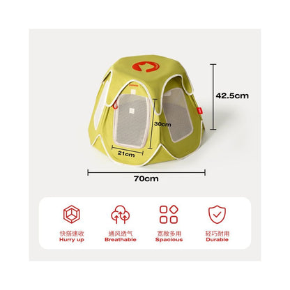 【Petstar 官方正品】夏季戶外便攜寵物帳篷｜輕量化折疊式貓窩狗屋 - 吉安寵物用品